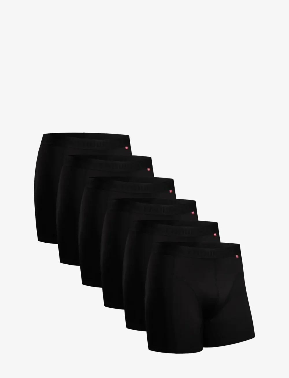 Danish Endurance - Sports Trunks 6 Pack - boxer briefs - black - 0