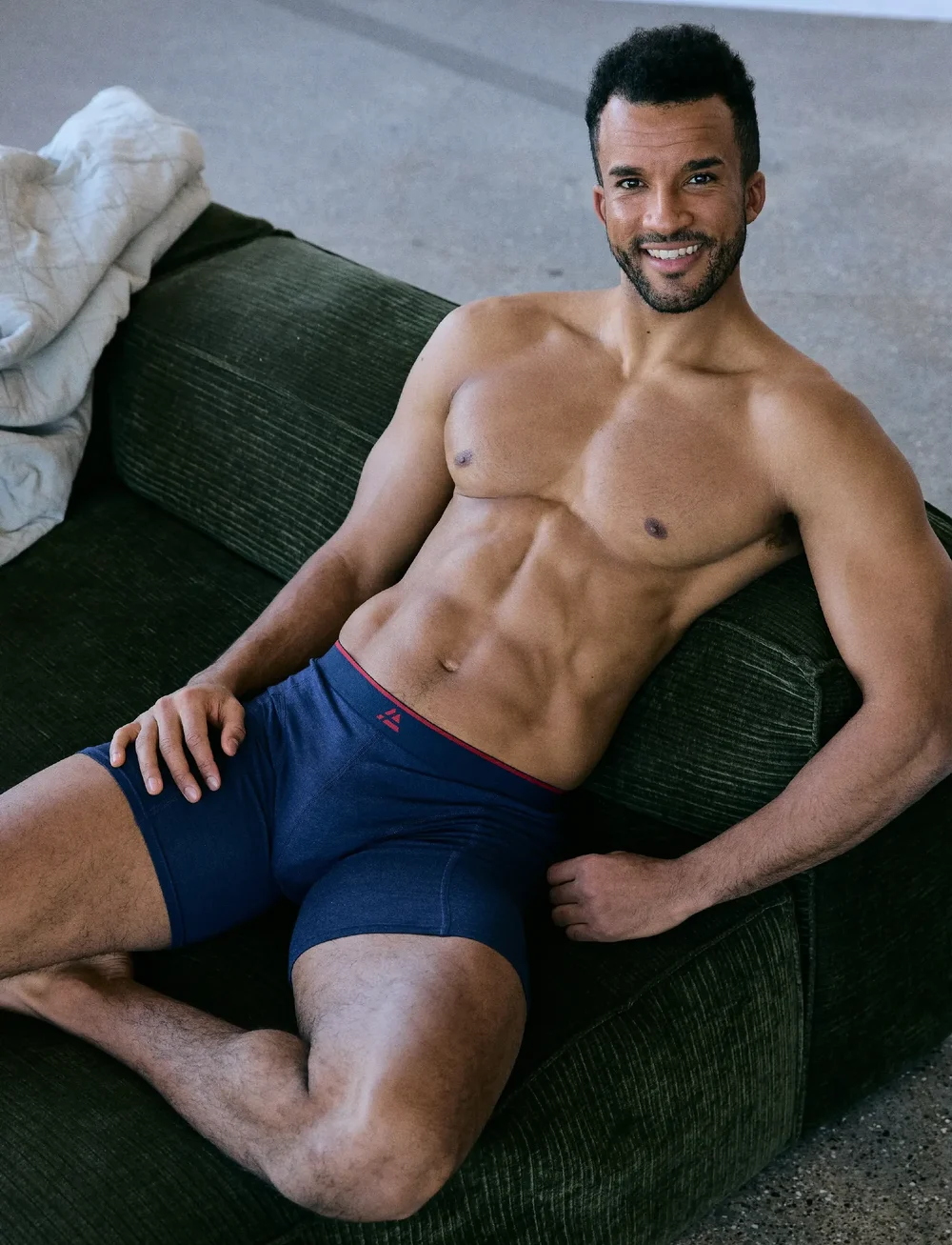 Danish Endurance - Men's Bamboo Trunks - boxer briefs - mc (2xblack, 2xred, 2xnavy blue) - 4