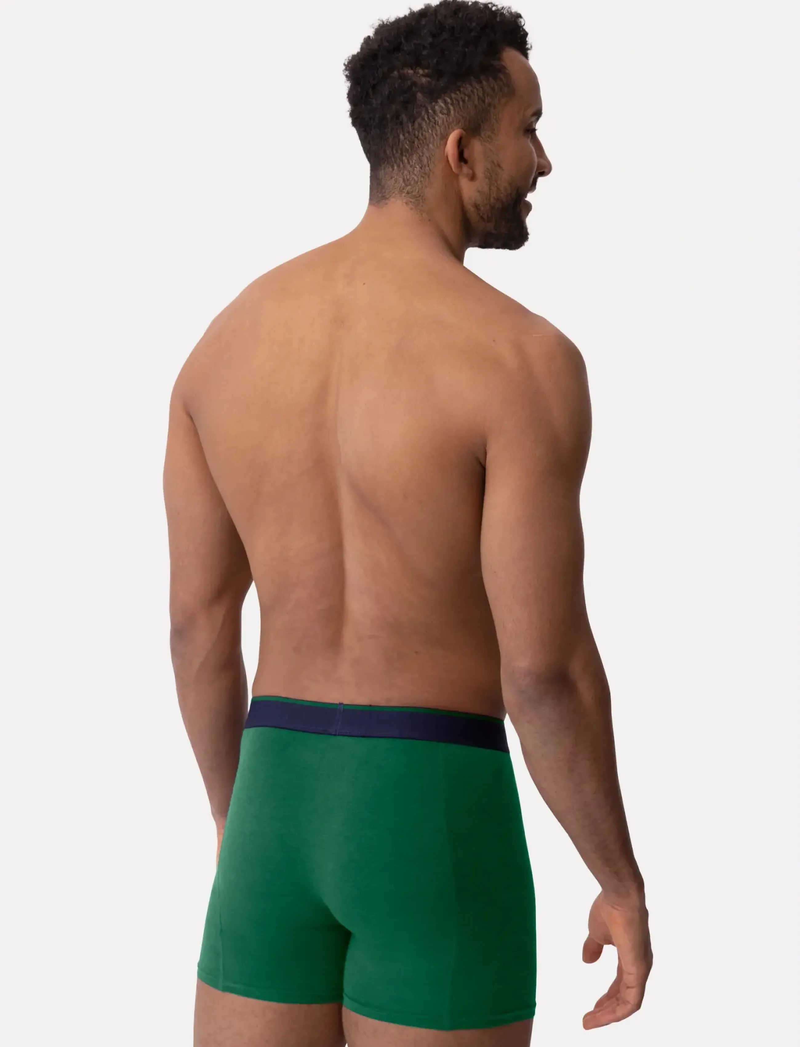 Danish Endurance - Bamboo Trunks (Men) 6-pack - boxershorts - mc (2xblack, 2xnavy blue, 2xgreen) - 3
