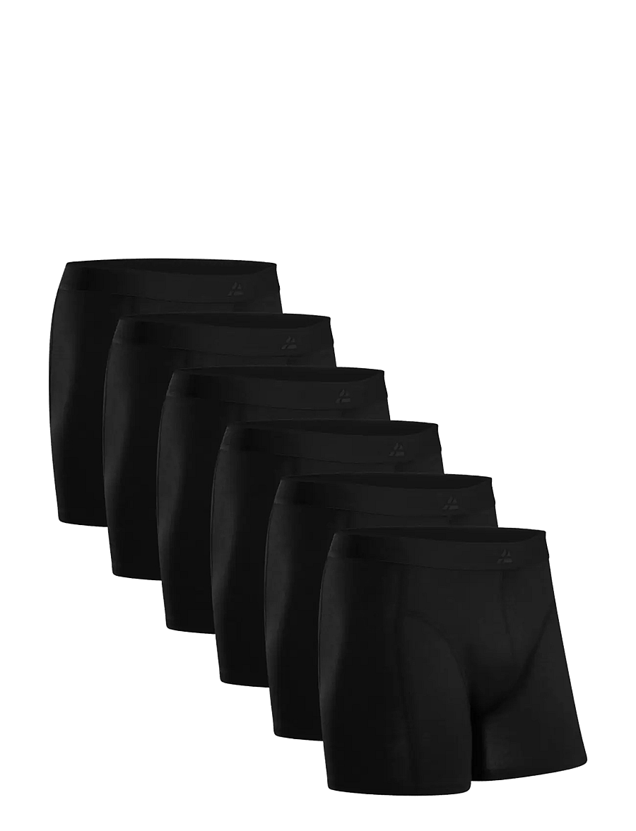 Danish Endurance - Bamboo Trunks (Men) 6-pack - boxerkalsonger - black - 1
