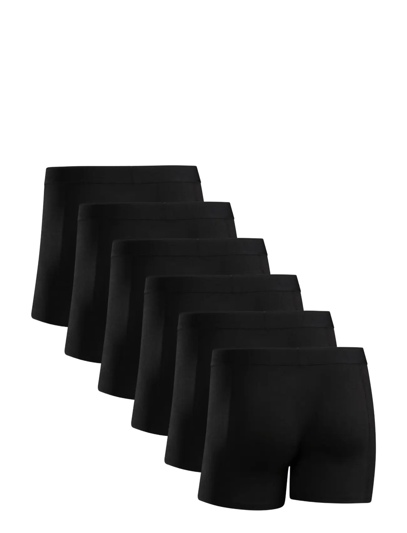 Danish Endurance - Bamboo Trunks (Men) 6-pack - boxerkalsonger - black - 2