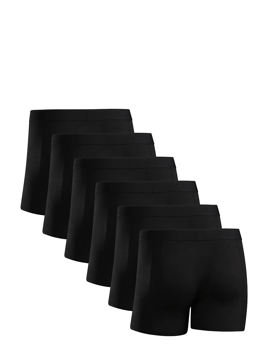 Danish Endurance - Bamboo Trunks (Men) 6-pack - boxerkalsonger - black - 2