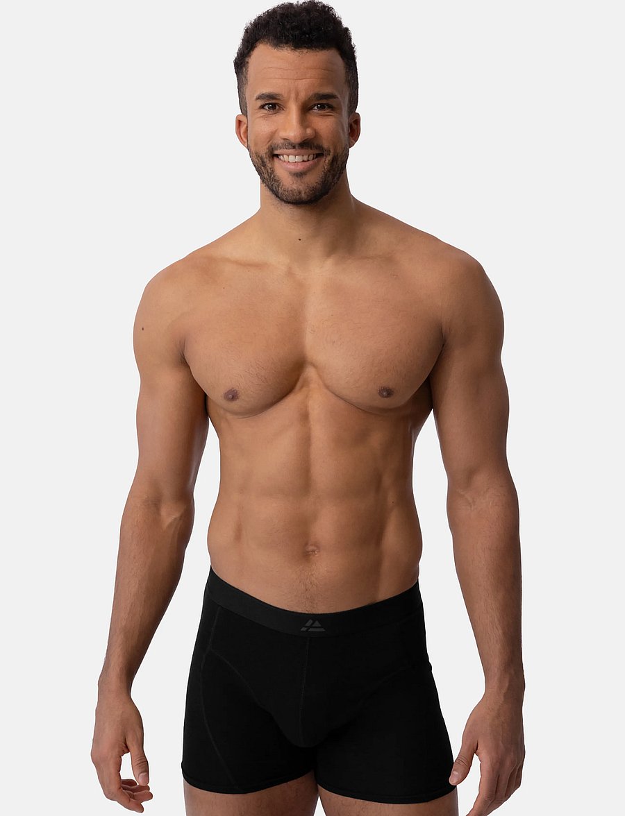 Danish Endurance - Bamboo Trunks (Men) 6-pack - boxerkalsonger - black - 0