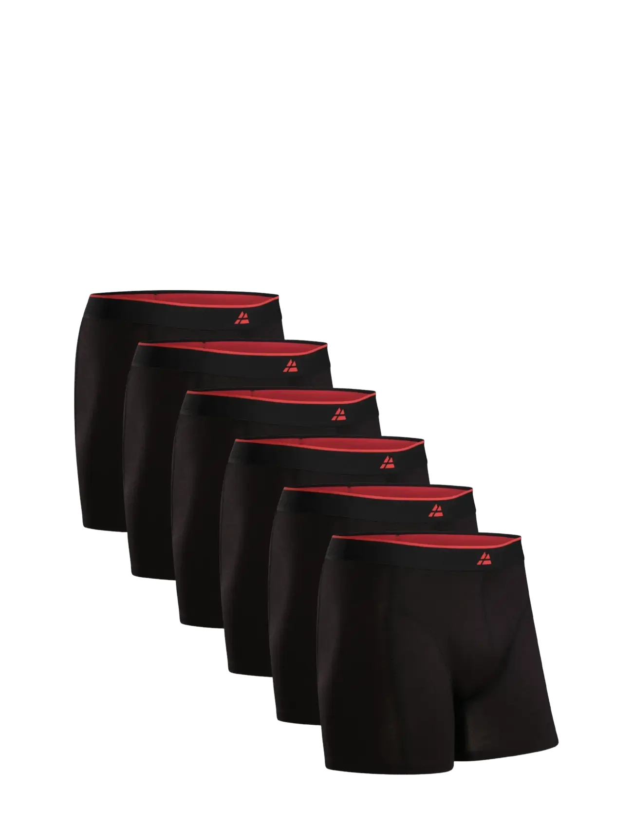 Danish Endurance Bamboo Trunks (Men) 6-Pack, L, Sport, Schwarz - Boxers, Männerswear