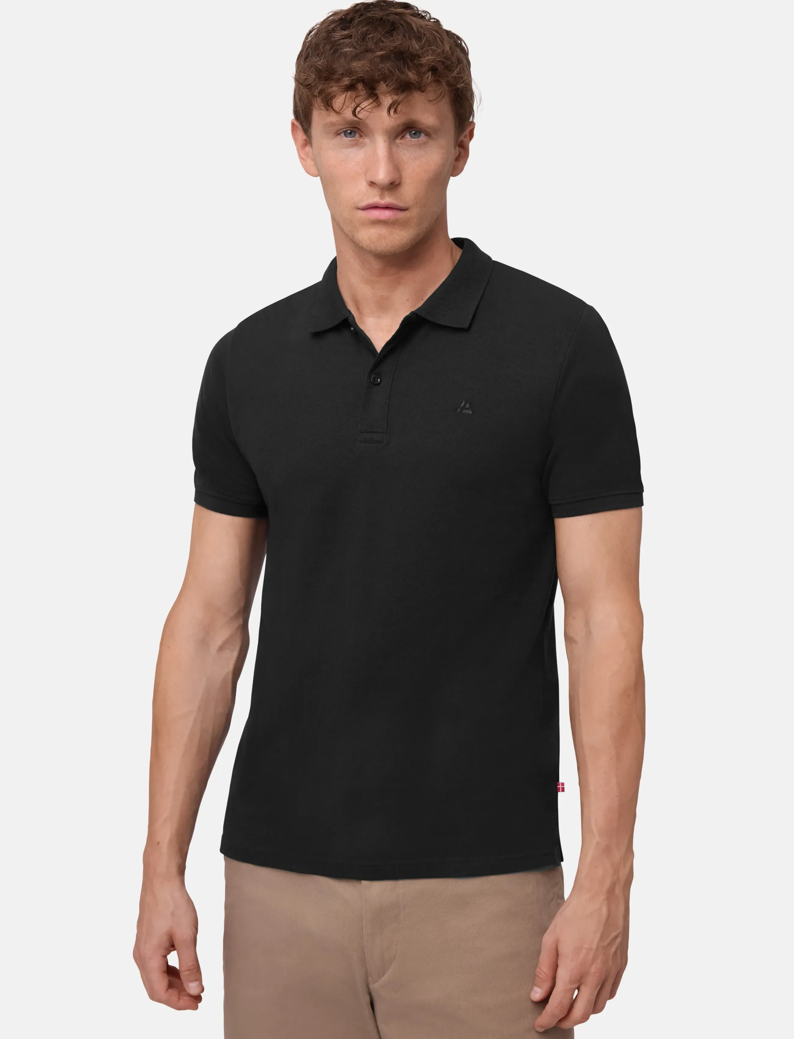 Danish Endurance Anchor Polo Shirt (Men) 1-Pack, XXL, Polos, Schwarz - Short-sleeved, Männerswear