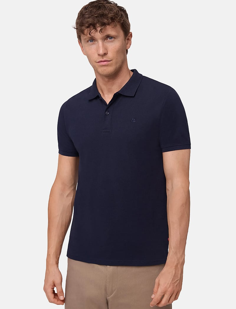Danish Endurance - Anchor Polo Shirt (Men) 1-pack - polos - navy - 0