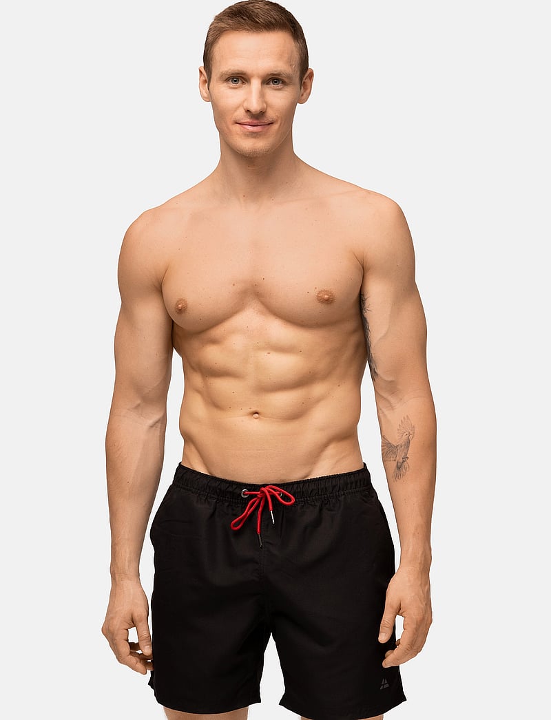 Danish Endurance - Wave Swim Shorts (Men) 1-pack - lühikesed ujumispüksid - black - 0