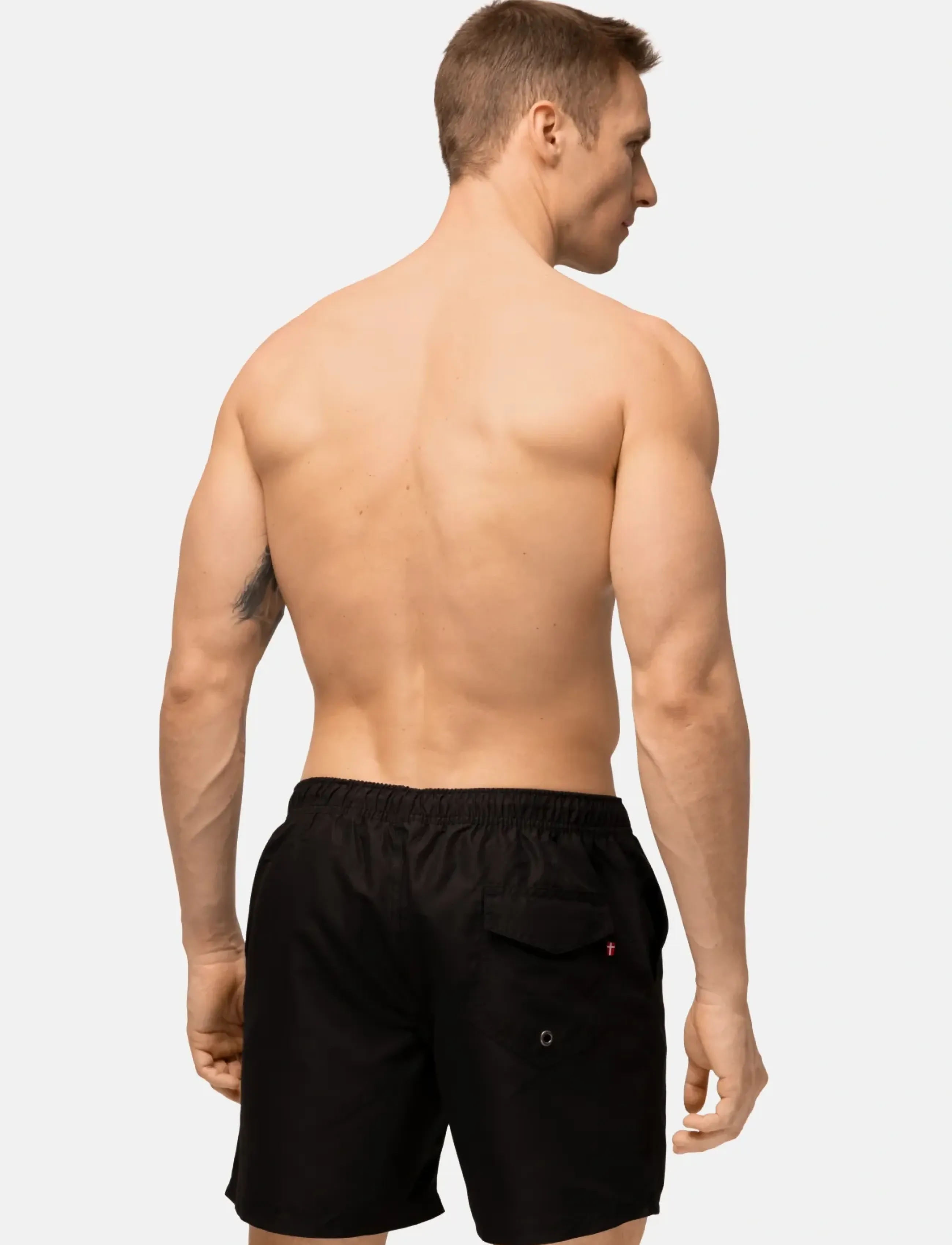 Danish Endurance - Wave Swim Shorts (Men) 1-pack - badehosen - black - 4