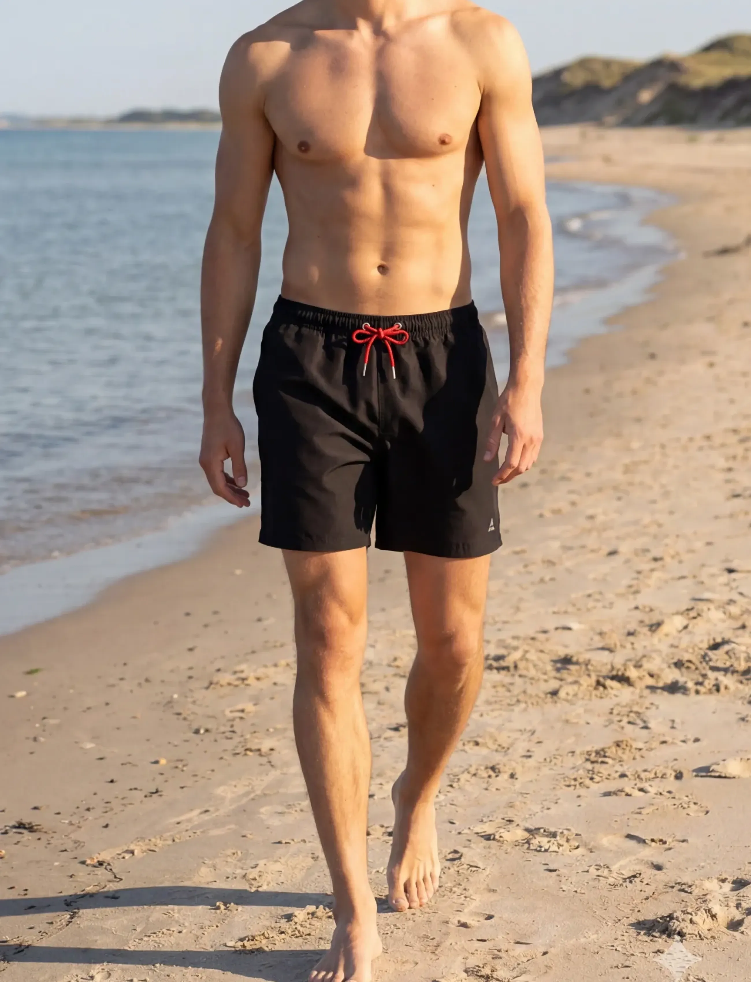 Danish Endurance - Wave Swim Shorts (Men) 1-pack - badehosen - black - 5