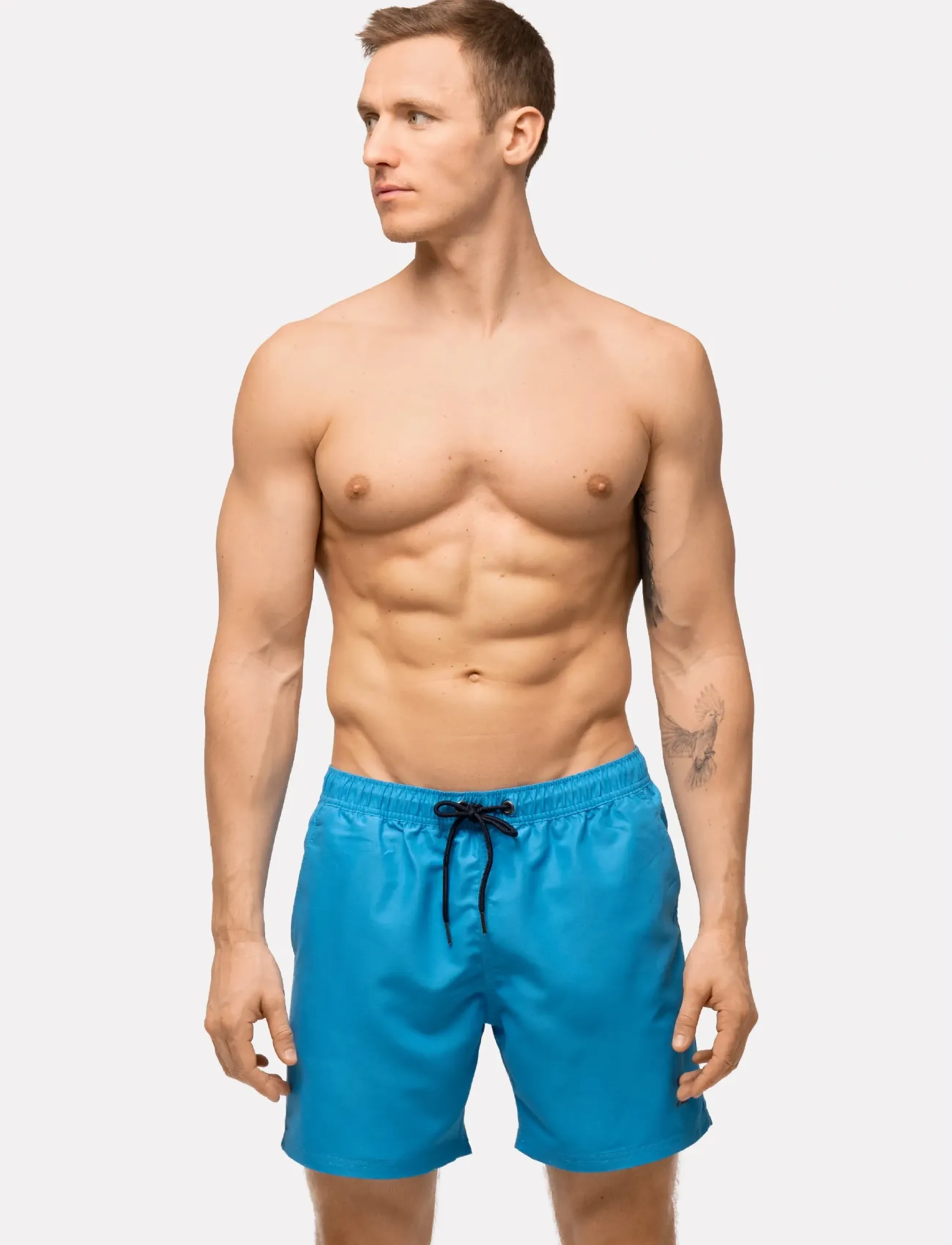 Danish Endurance Wave Swim Shorts (Men), M, Sport, Blau - Shorts, Männerswear