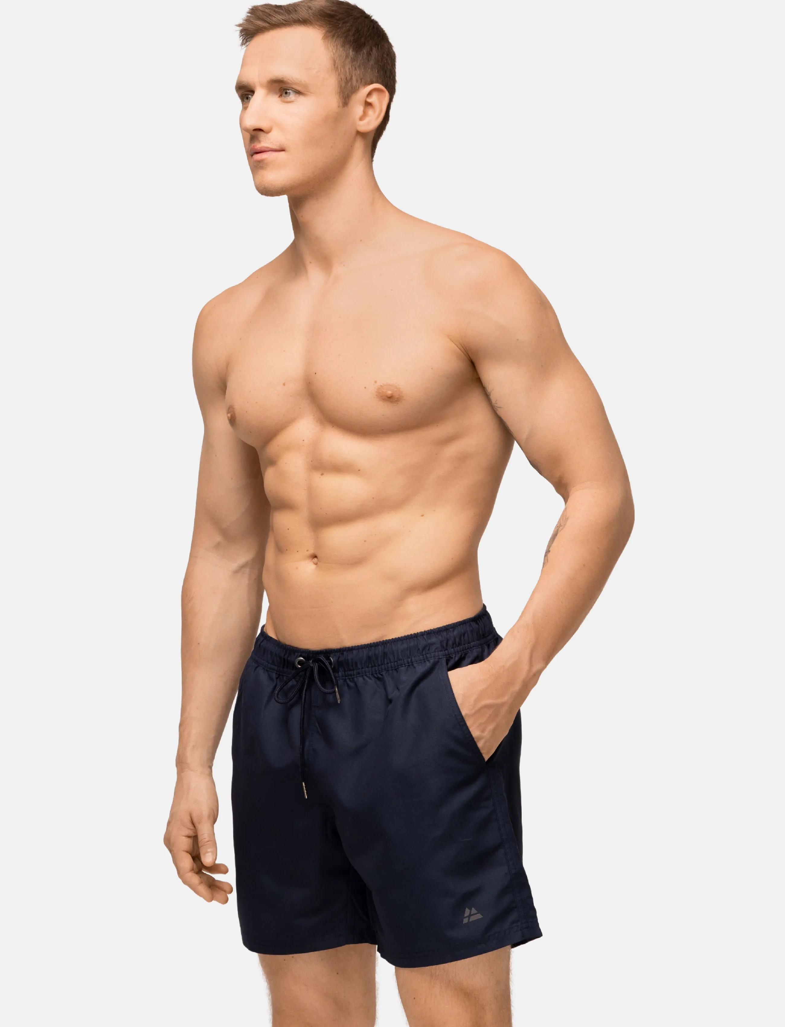 Danish Endurance - Wave Swim Shorts (Men) - badbyxor - navy - 3