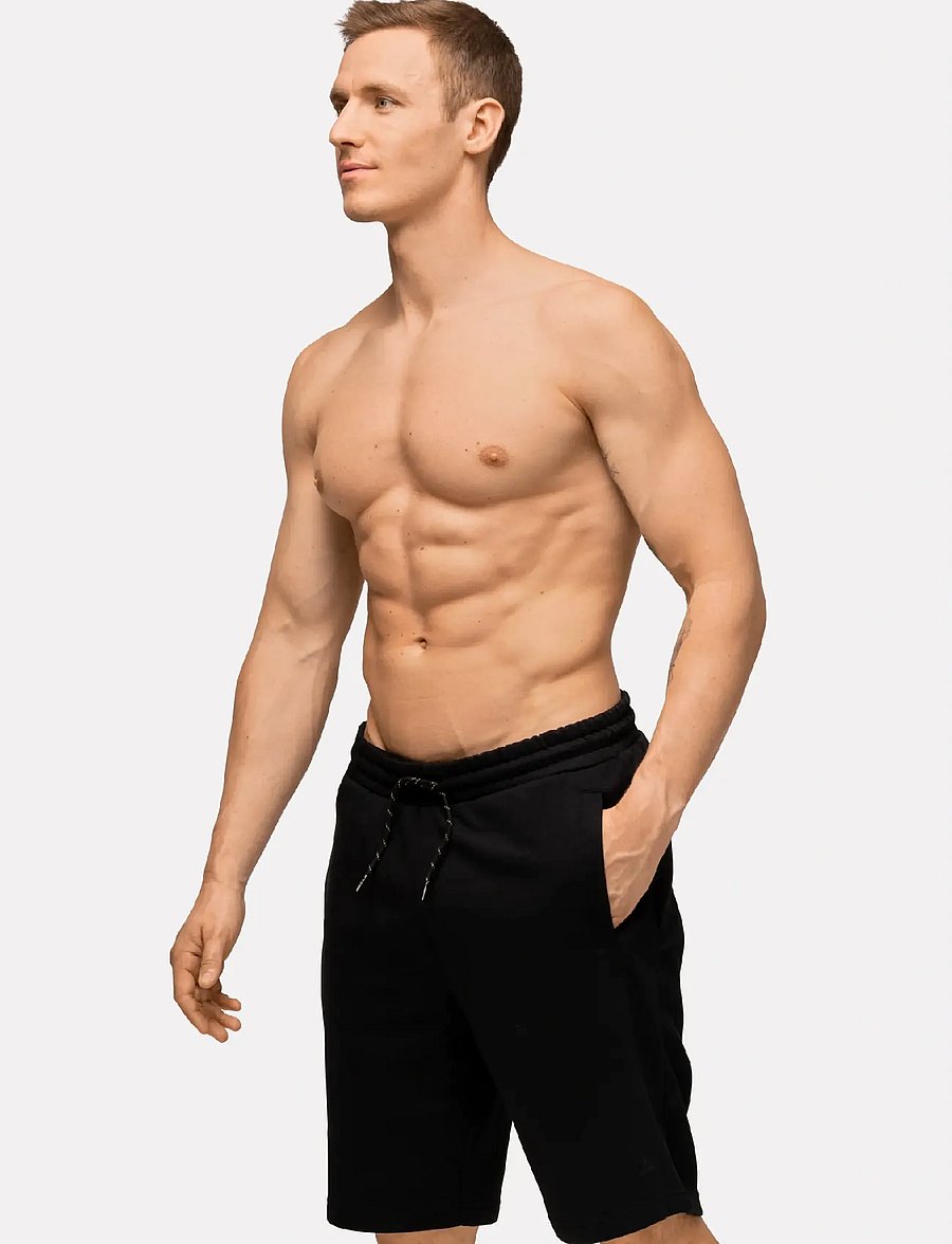 Danish Endurance - Cozy Sweatshorts (Men) 1-pack - shorts - black - 4