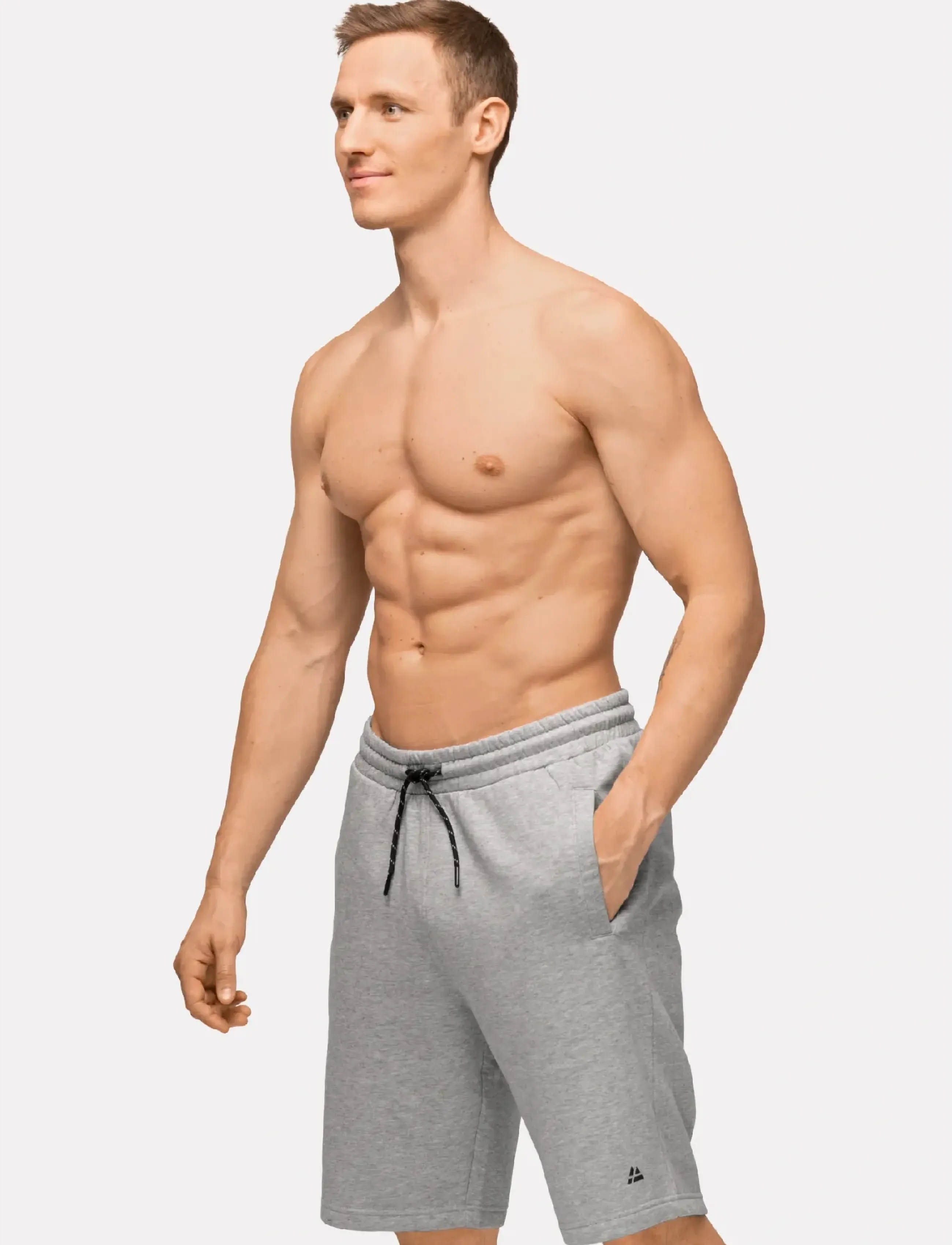 Danish Endurance - Cozy Sweatshorts (Men) 1-pack - sweatshorts - grey mÉlange - 3