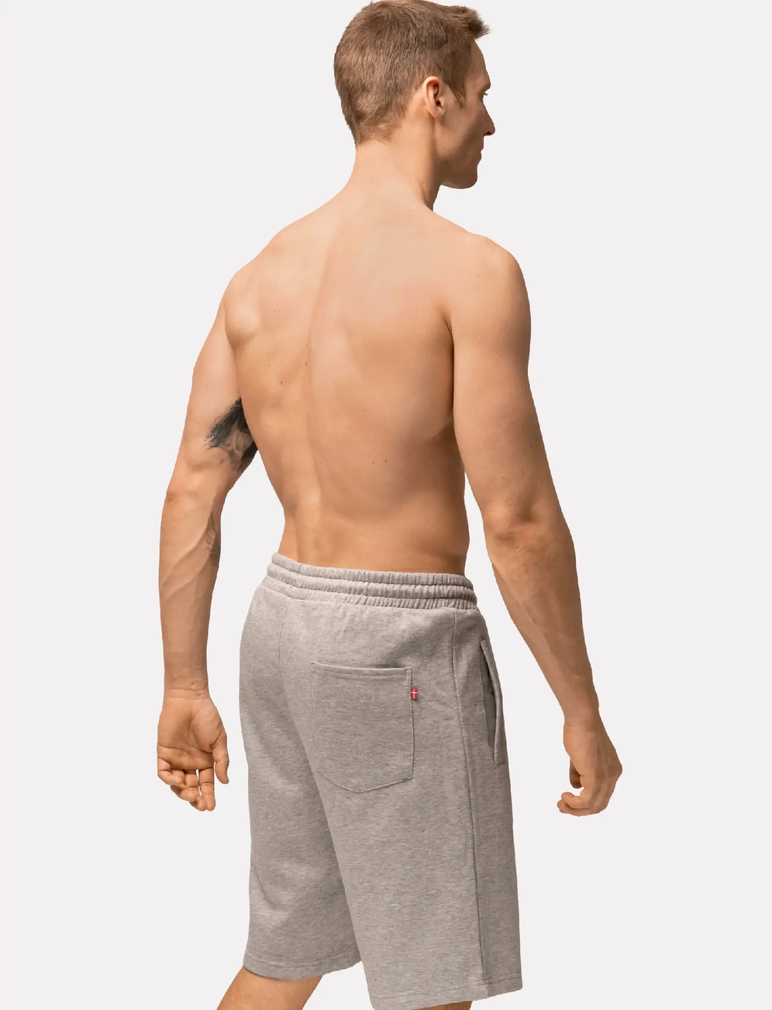 Danish Endurance - Cozy Sweatshorts (Men) 1-pack - sweatshorts - grey mÉlange - 4