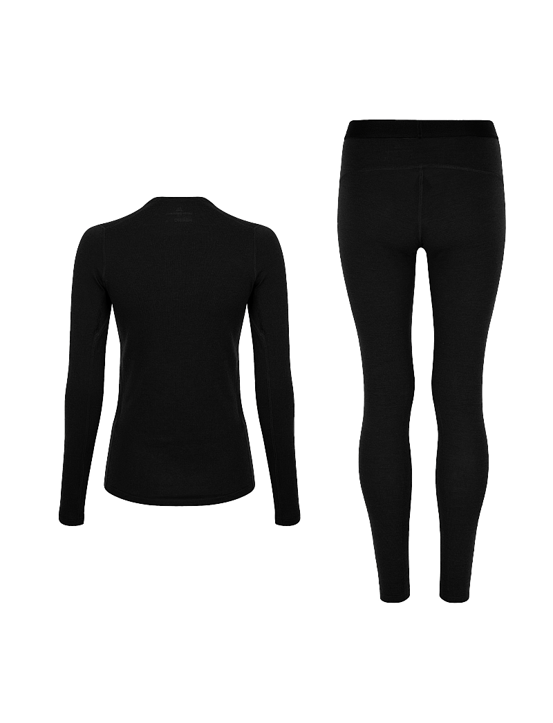 Danish Endurance - Core Merino Baselayer Set (Women) 1-pack - black - 0