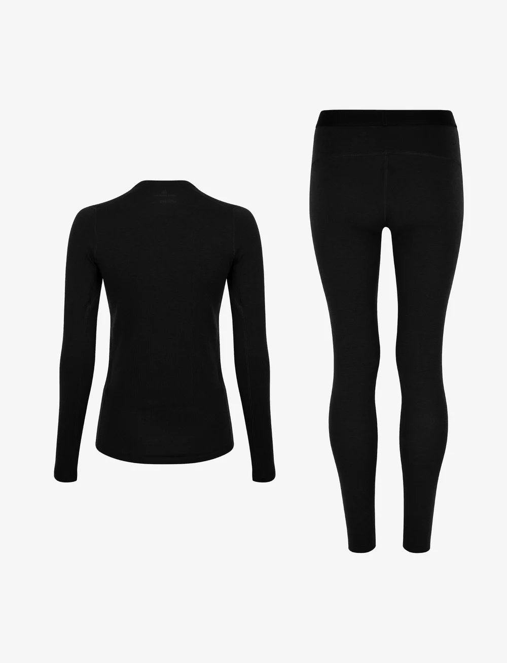 Danish Endurance - Women's Merino Baselayer Set - aluskihina kantavad rõivakomplektid - black - 2