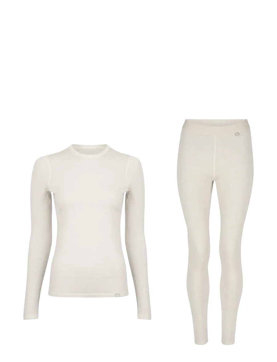 Danish Endurance - Core Merino Baselayer Set (Women) 1-pack - funktionsunterwäsche - sets - offwhite - 1