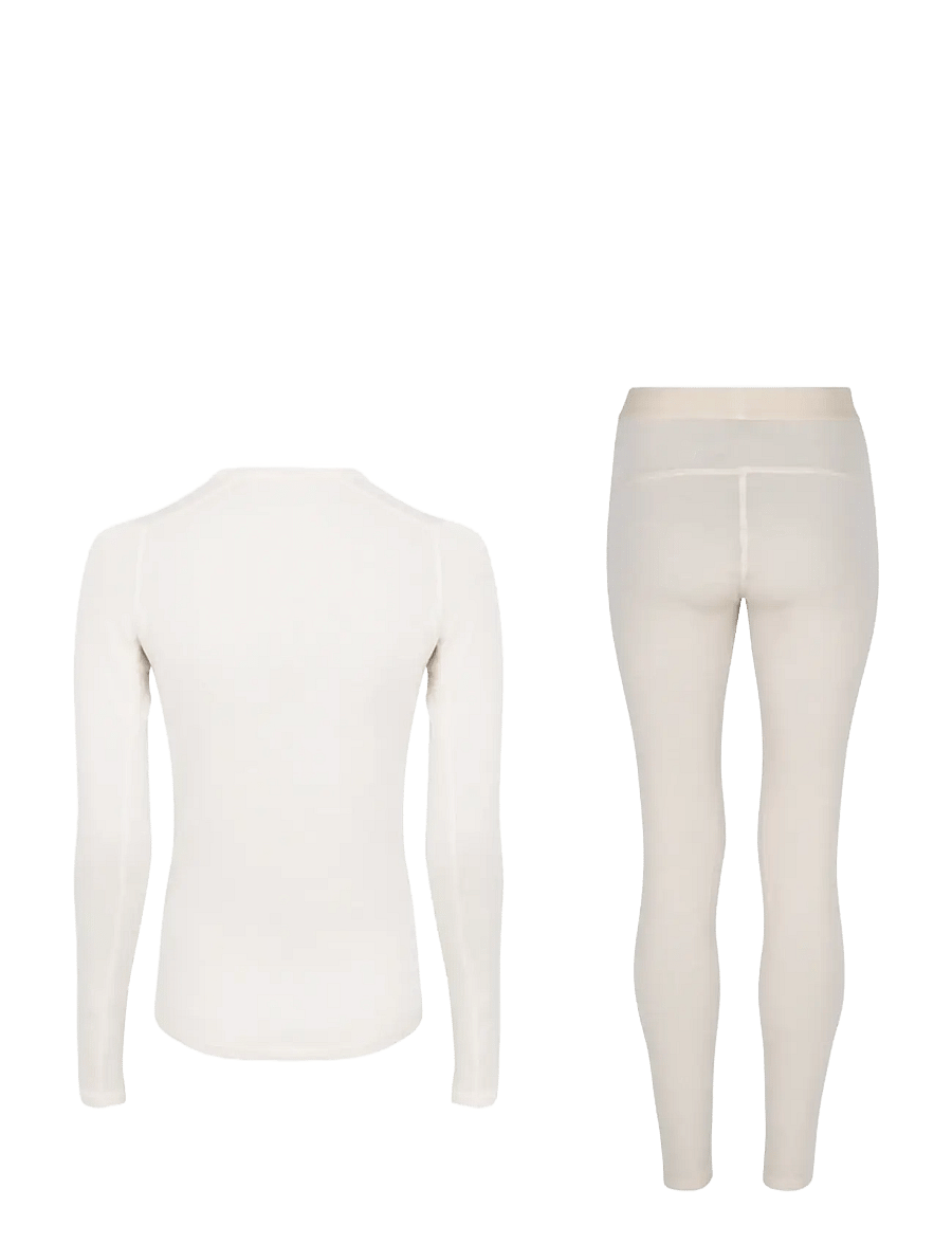 Danish Endurance - Core Merino Baselayer Set (Women) 1-pack - funktionsunterwäsche - sets - offwhite - 2