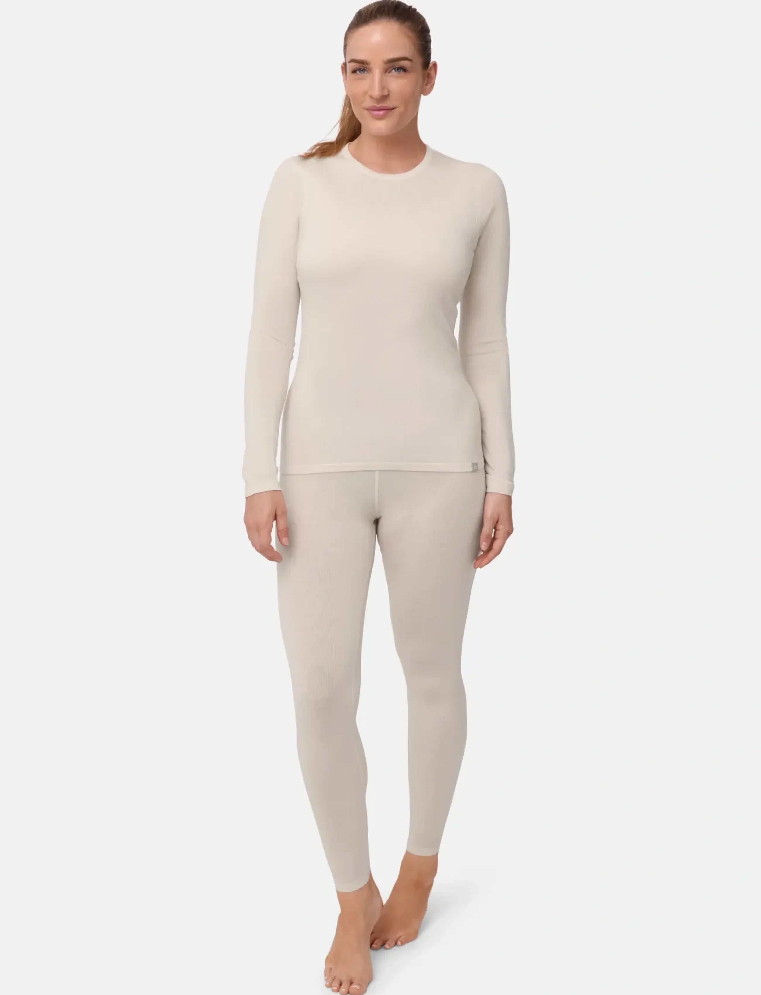 Danish Endurance - Core Merino Baselayer Set (Women) 1-pack - offwhite - 3