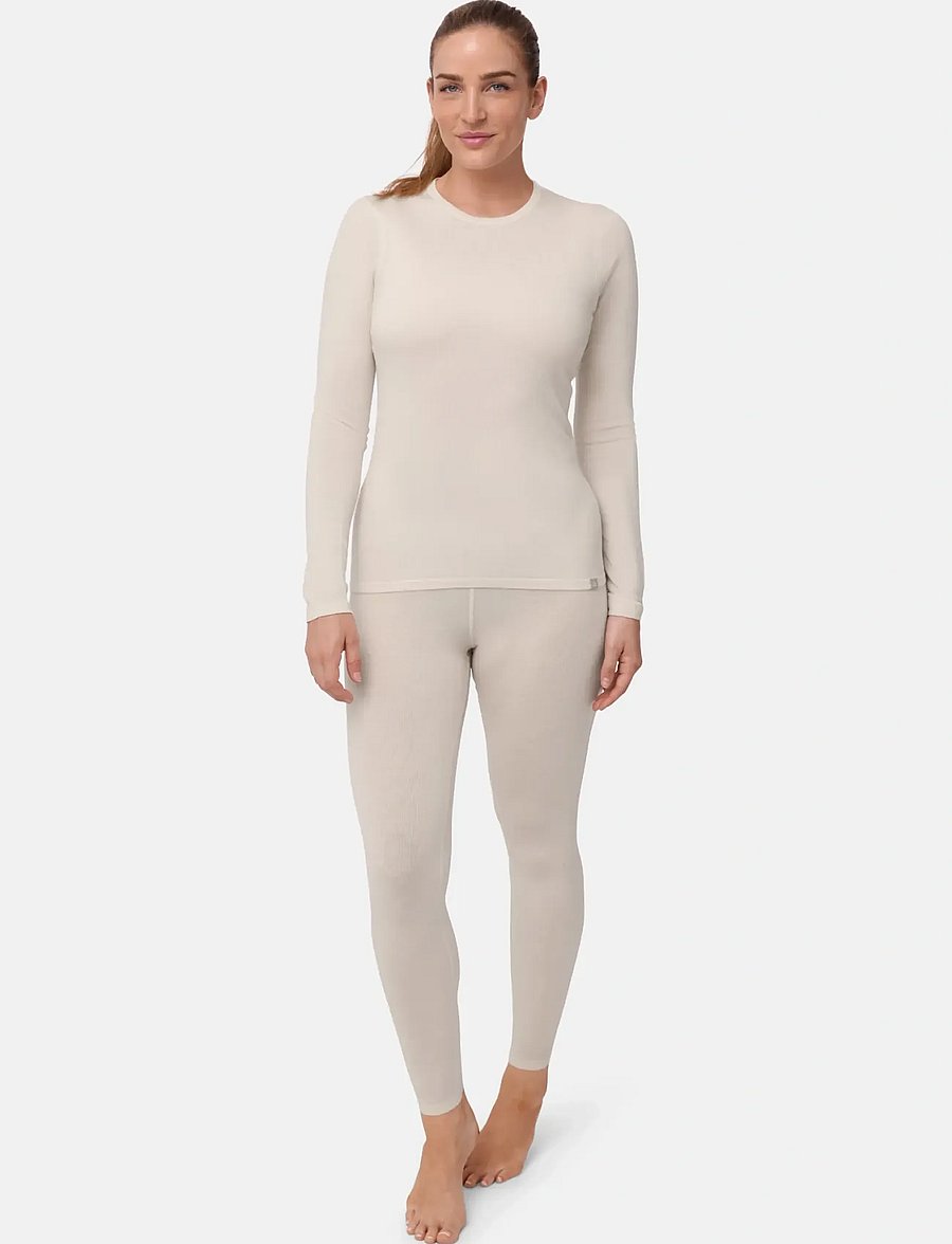 Danish Endurance - Core Merino Baselayer Set (Women) 1-pack - funktionsunterwäsche - sets - offwhite - 3