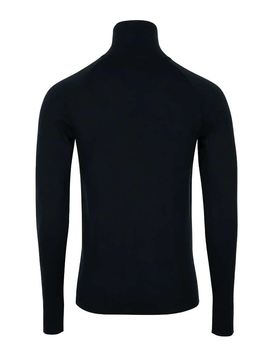Danish Endurance - Core Merino Half Zip Baselayer Shirt (Men) 1-pack - black - 2
