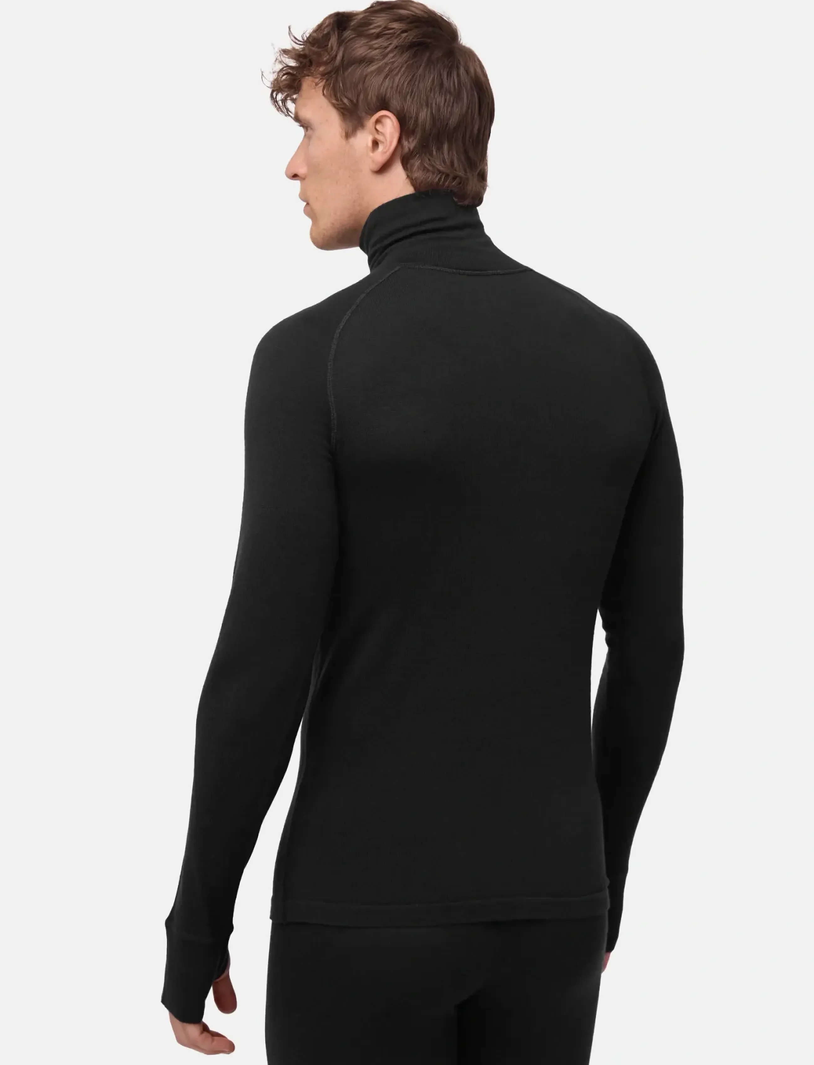 Danish Endurance - Core Merino Half Zip Baselayer Shirt (Men) 1-pack - black - 3