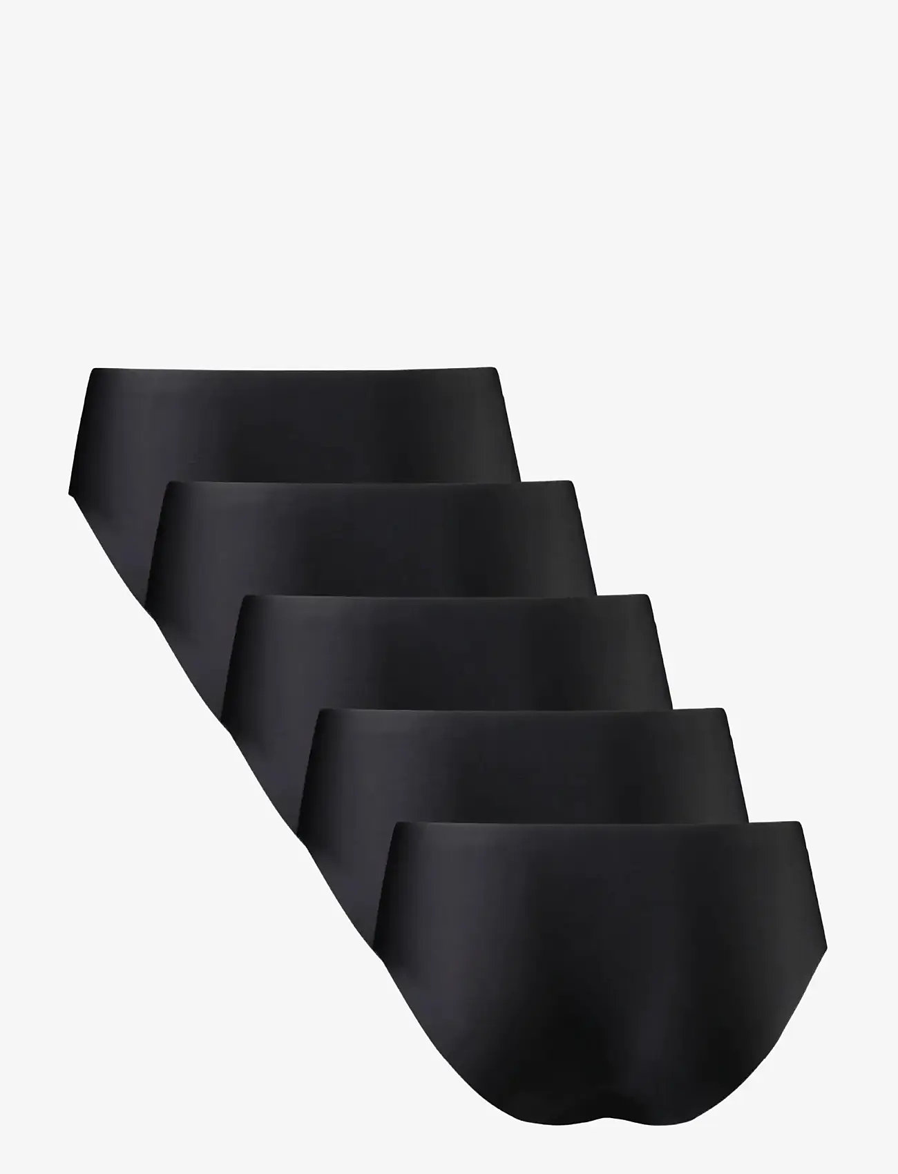 Danish Endurance - Invisible Hipster (Women) 5-pack - underkläder - black - 1