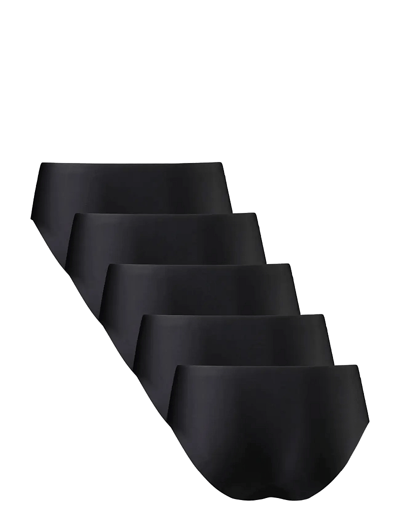 Danish Endurance - Invisible Hipster (Women) 5-pack - underkläder - black - 1