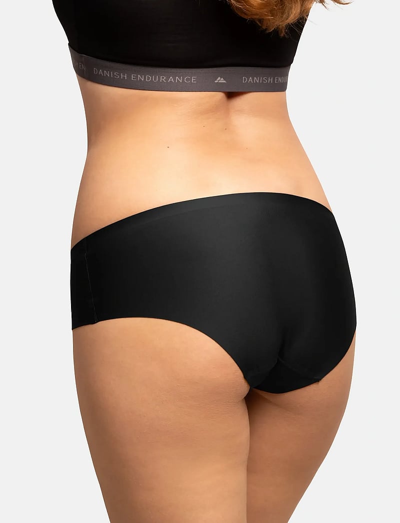 Danish Endurance - Invisible Hipster (Women) 5-pack - underkläder - black - 3