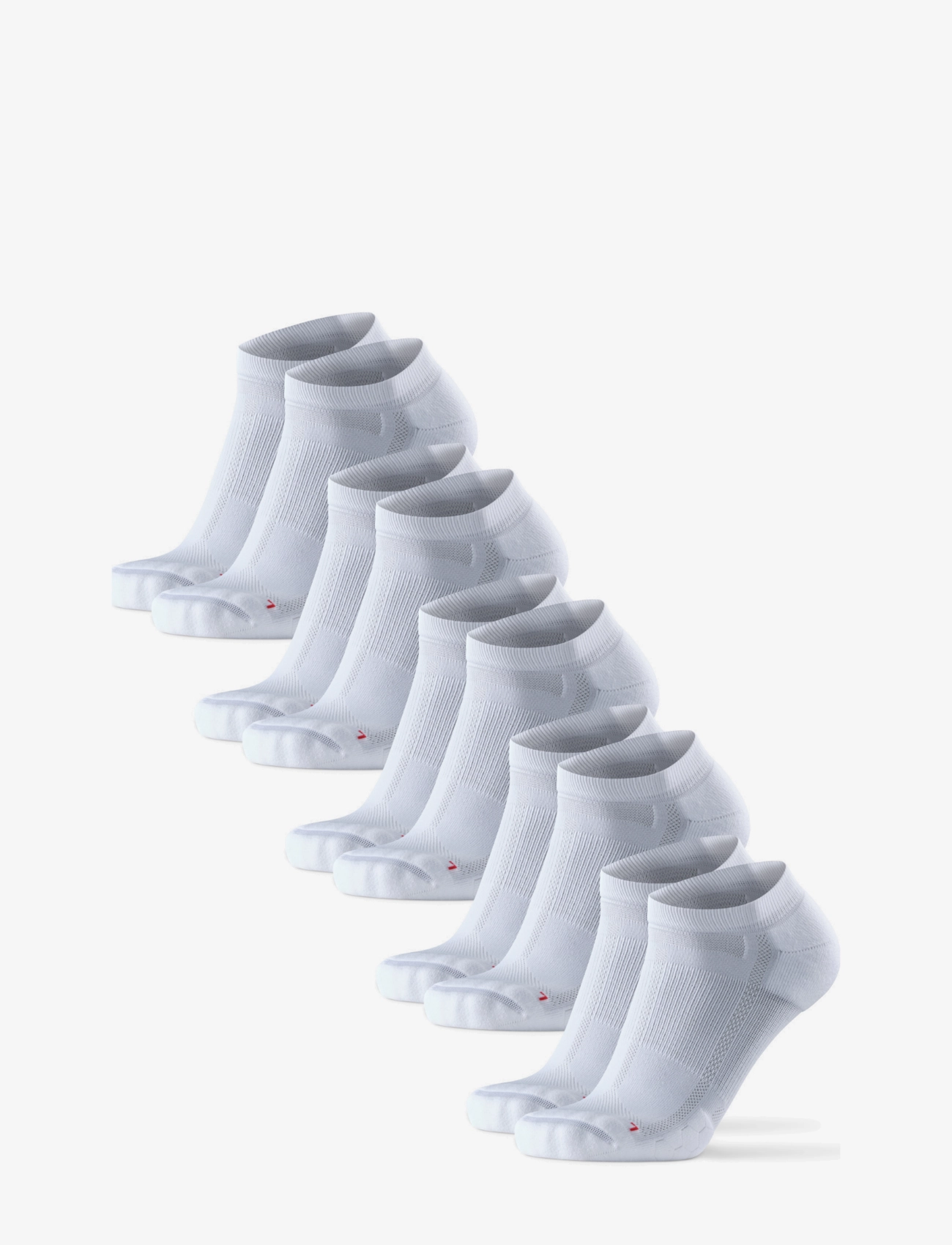 Dänisch ENDURANCE Long Distance Running Low-Cut Socken 5-Pack Weiß - 39-42 - Damen