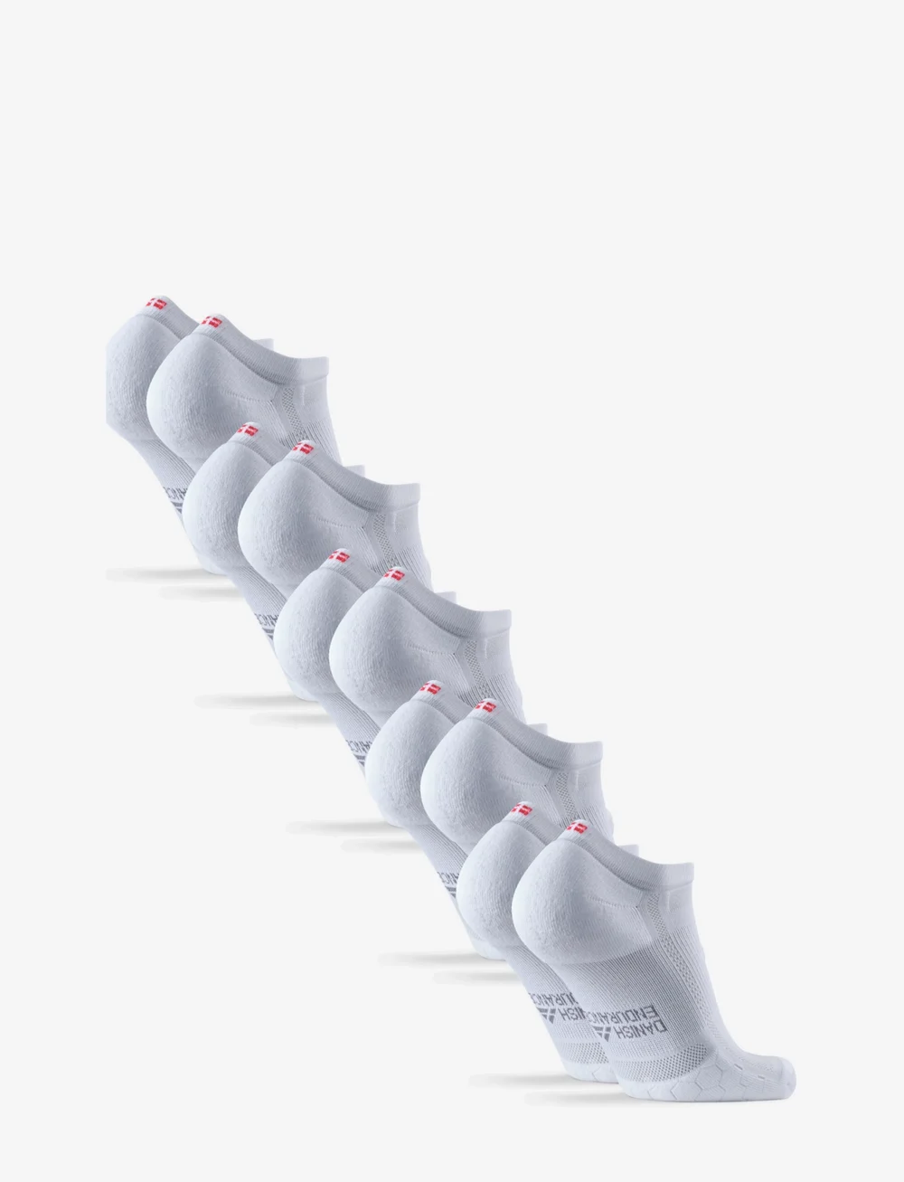 Danish Endurance - Long Distance Running Low-Cut Socks - sportstrømper - white - 2