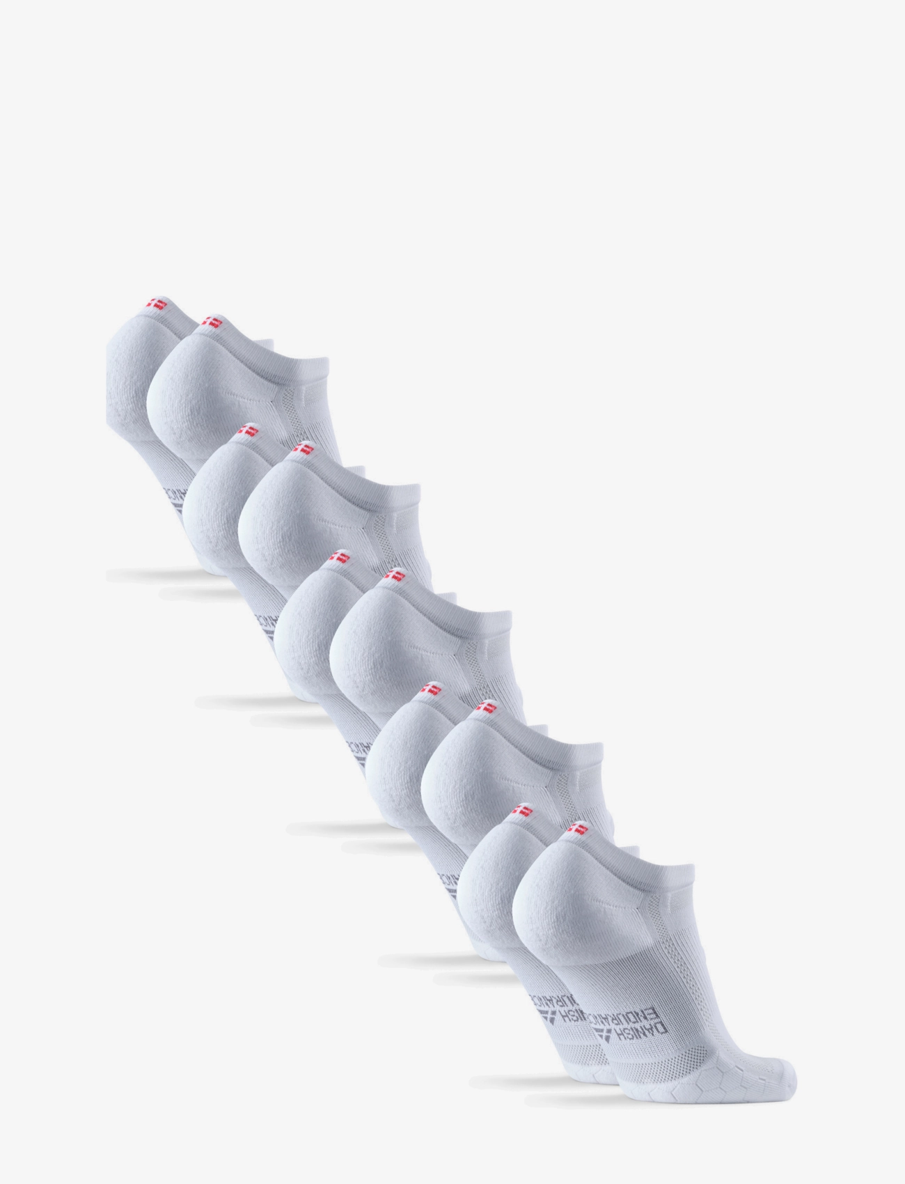 Danish Endurance - Long Distance Running Low-Cut Socks 5-pack - treningssokker - white - 2