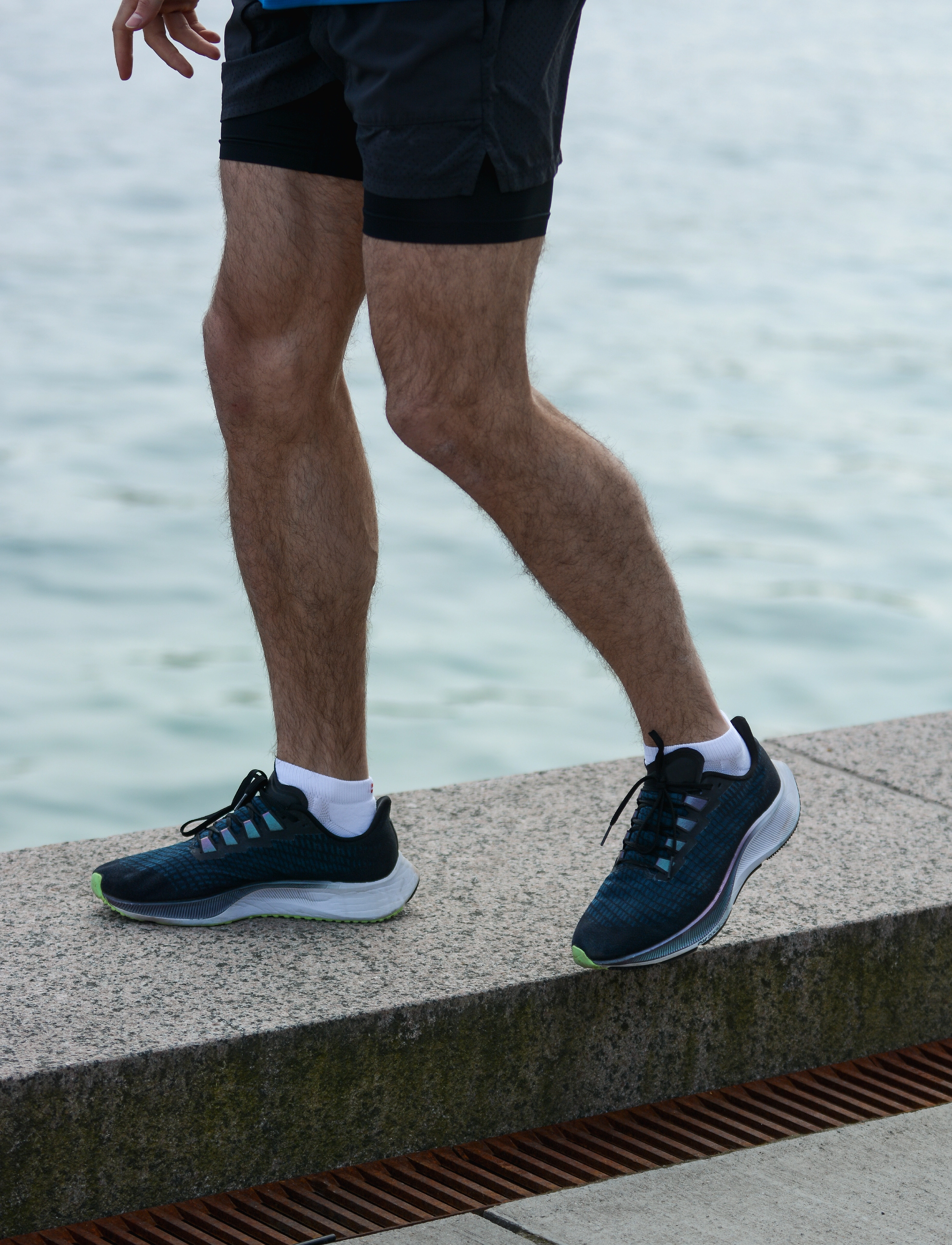 Danish Endurance Long Distance Running Low-Cut Socks 5-Pack, Mænd, Ankelstrømper, Hvid, Str: 35-38