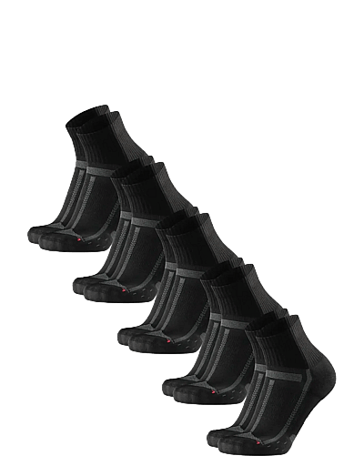 Long Distance Running Quarter Socks 5-Pack - StrøMper