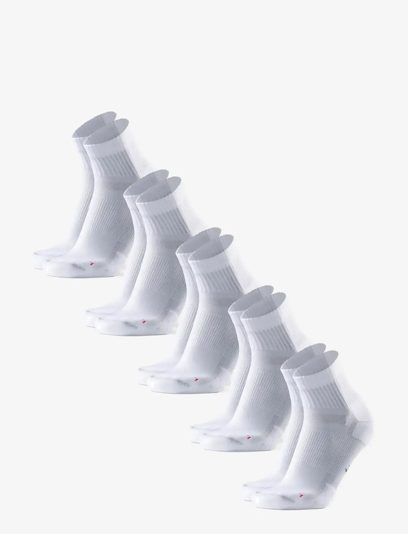 Danish Endurance - Long Distance Running Quarter Socks 5-pack - sportsocken - white - 1
