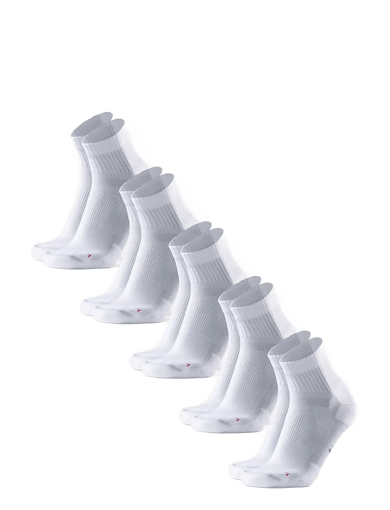 Danish Endurance - Long Distance Running Quarter Socks 5-pack - sportsocken - white - 1