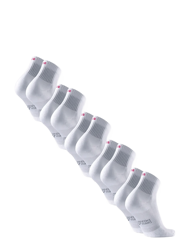 Danish Endurance - Long Distance Running Quarter Socks 5-pack - sportsocken - white - 2