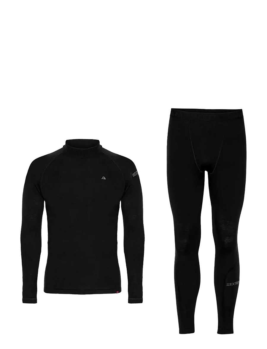 Danish Endurance - Extreme Merino Baselayer Set (Men) 1-pack - black - 1