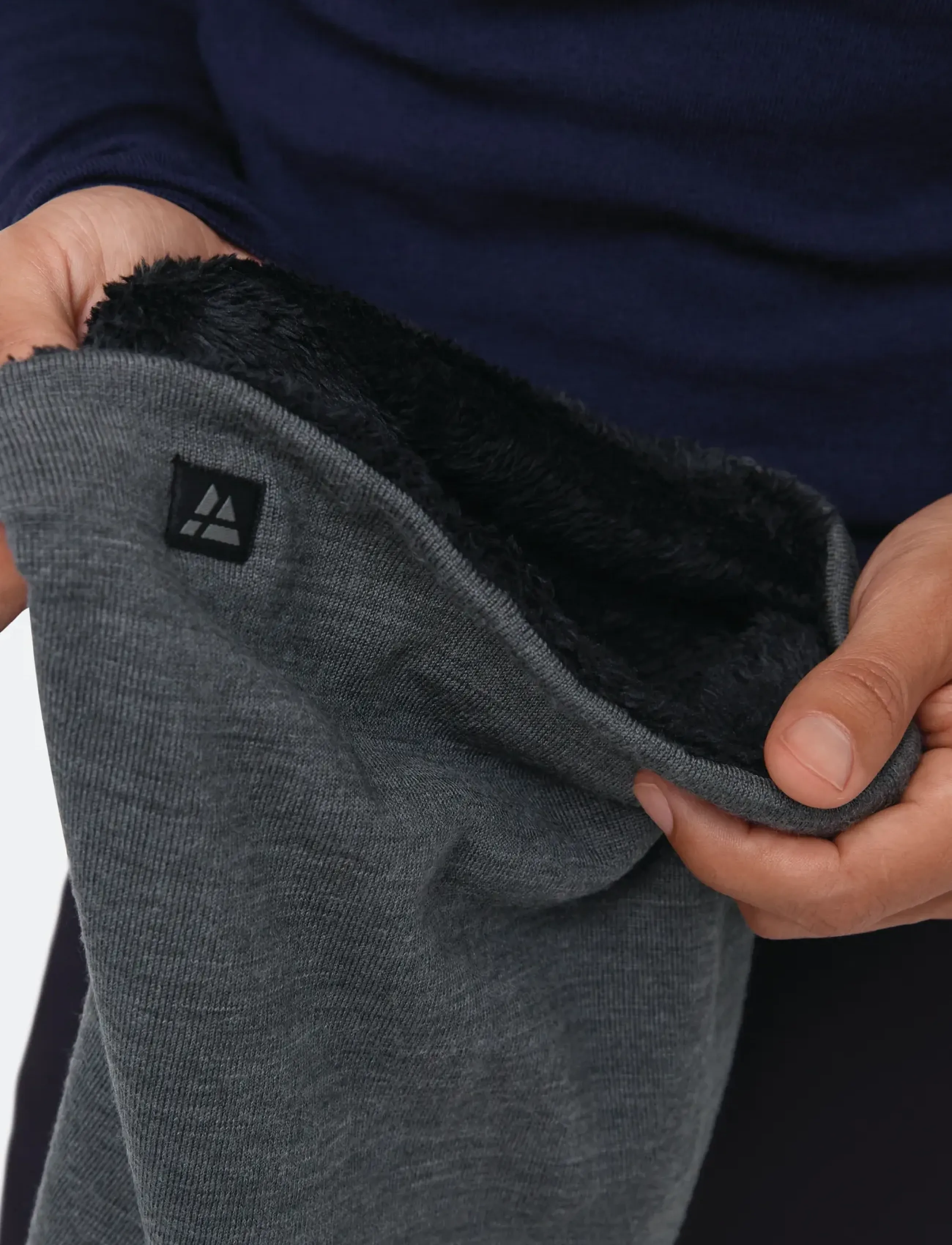 Danish Endurance - Core Merino Fleece Neck Gaiter 1-pack - dark grey - 4