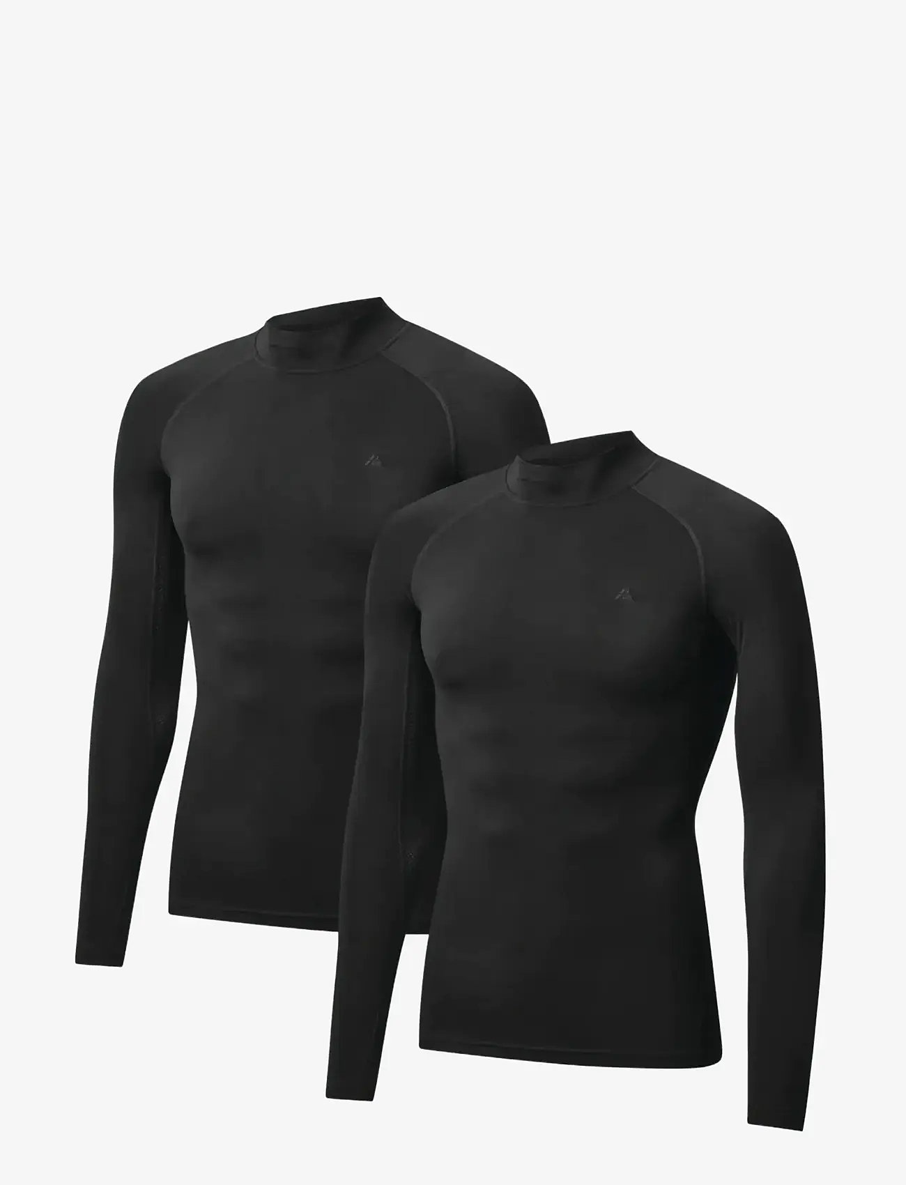 Danish Endurance - Power Compression Shirt (Men) 2-pack - base layer tops - black - 1