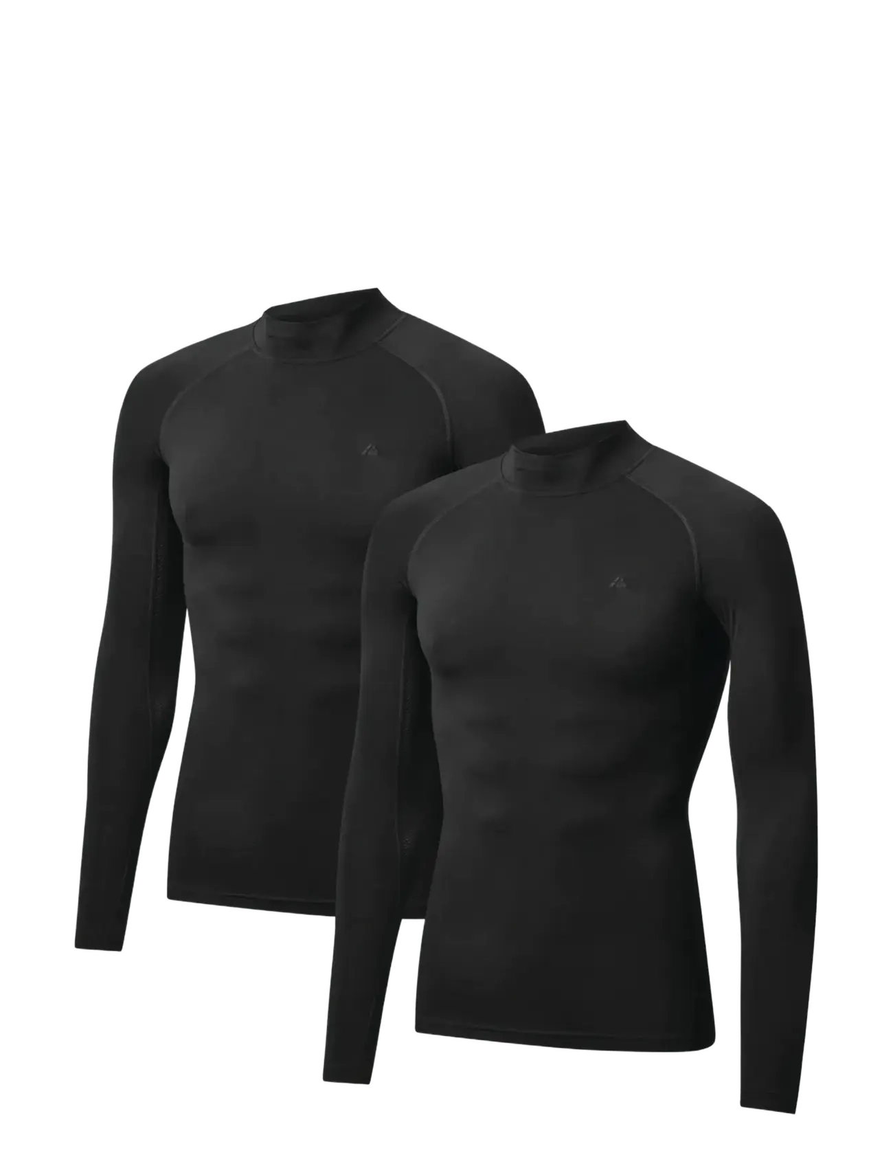 Danish Endurance Power Compression Shirt (Men) 2-pack - Funktionsunterwäsche - BLACK / black