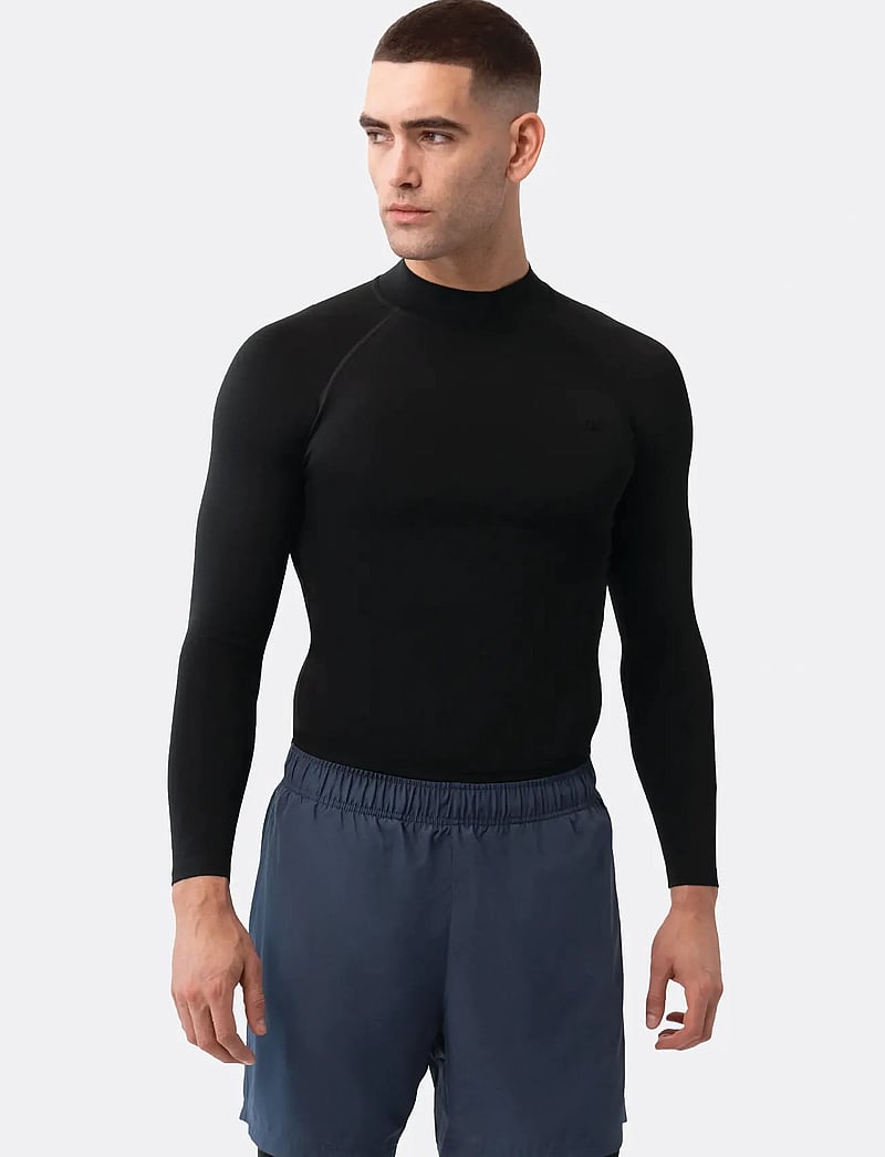 Danish Endurance - Power Compression Shirt (Men) 2-pack - baselayer overdele - black - 0