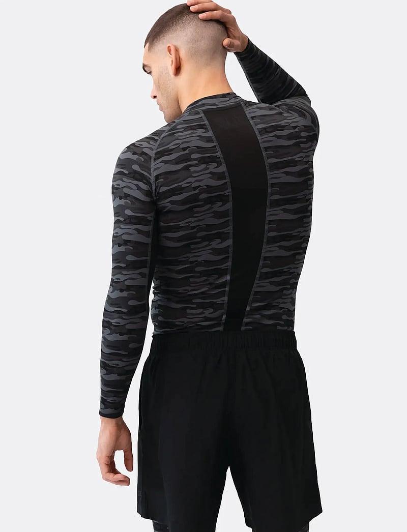 Danish Endurance - Power Compression Shirt (Men) 2-pack - funktionsunterwäsche - oberteile - mc (1xblack, 1xgrey camo) - 3