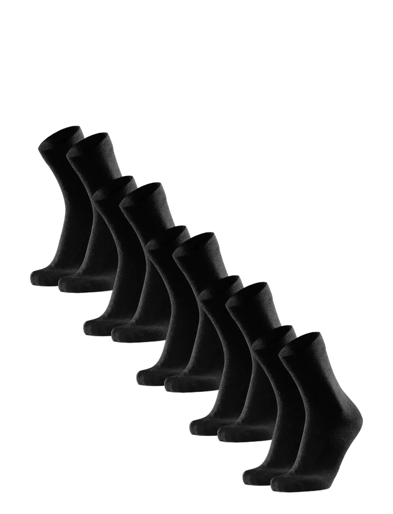 Danish Endurance - Merino Crew Socks 5-pack - skarpety za kostkę - black - 2