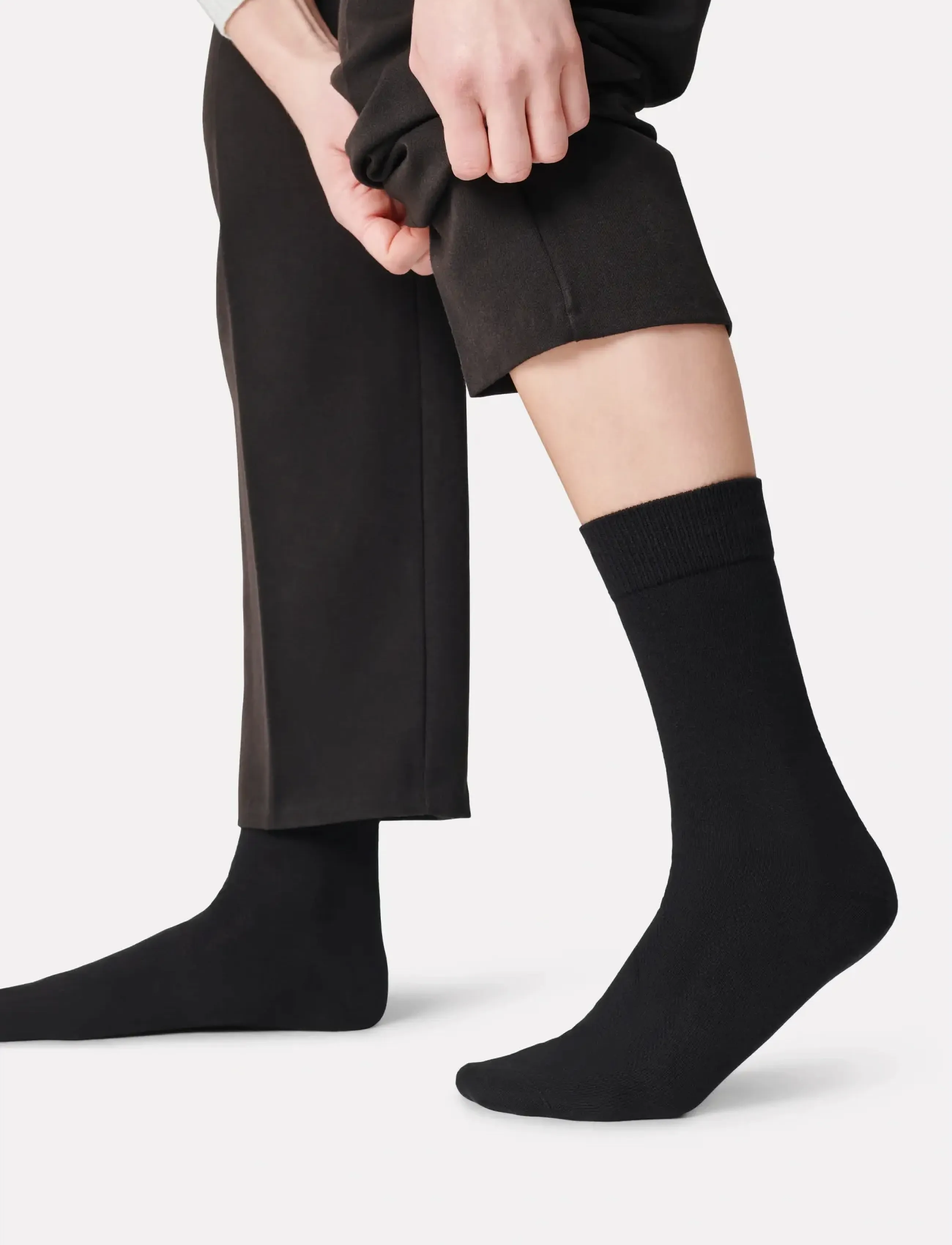 Danish Endurance Merino Crew Socks 5-Pack, 35-38, Socks, Schwarz - Regular Männerswear
