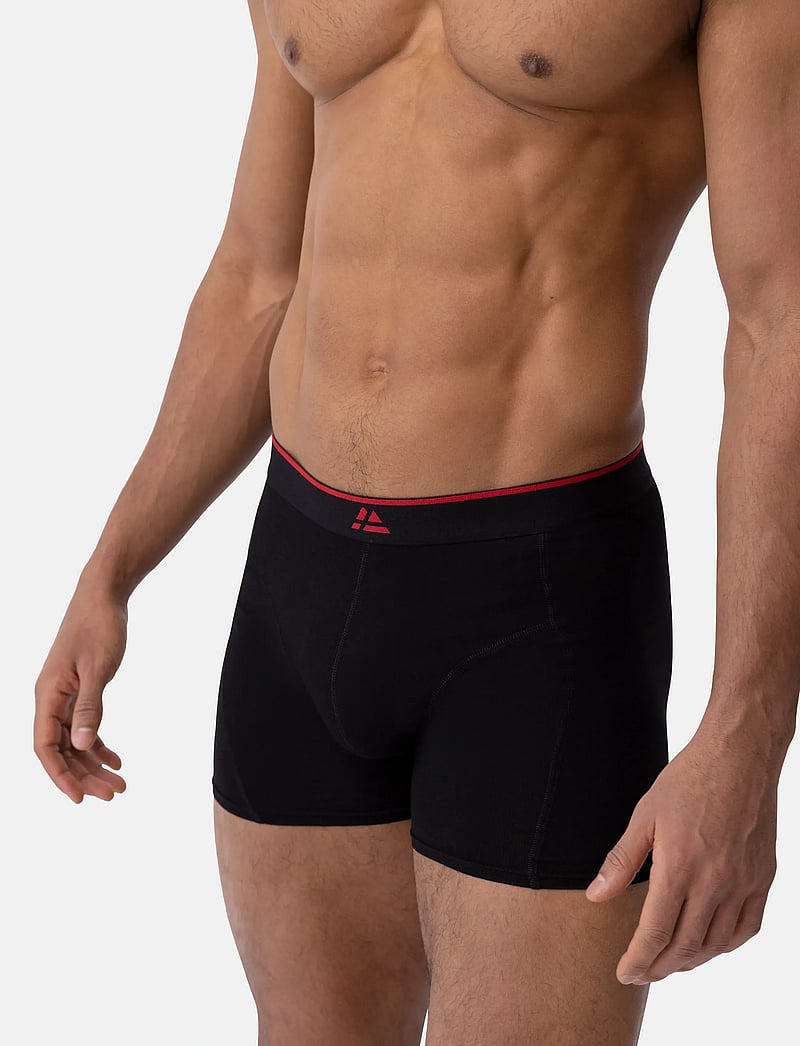 Danish Endurance - Bamboo Trunks (Men) 10-pack - boxerkalsonger - black/red - 4
