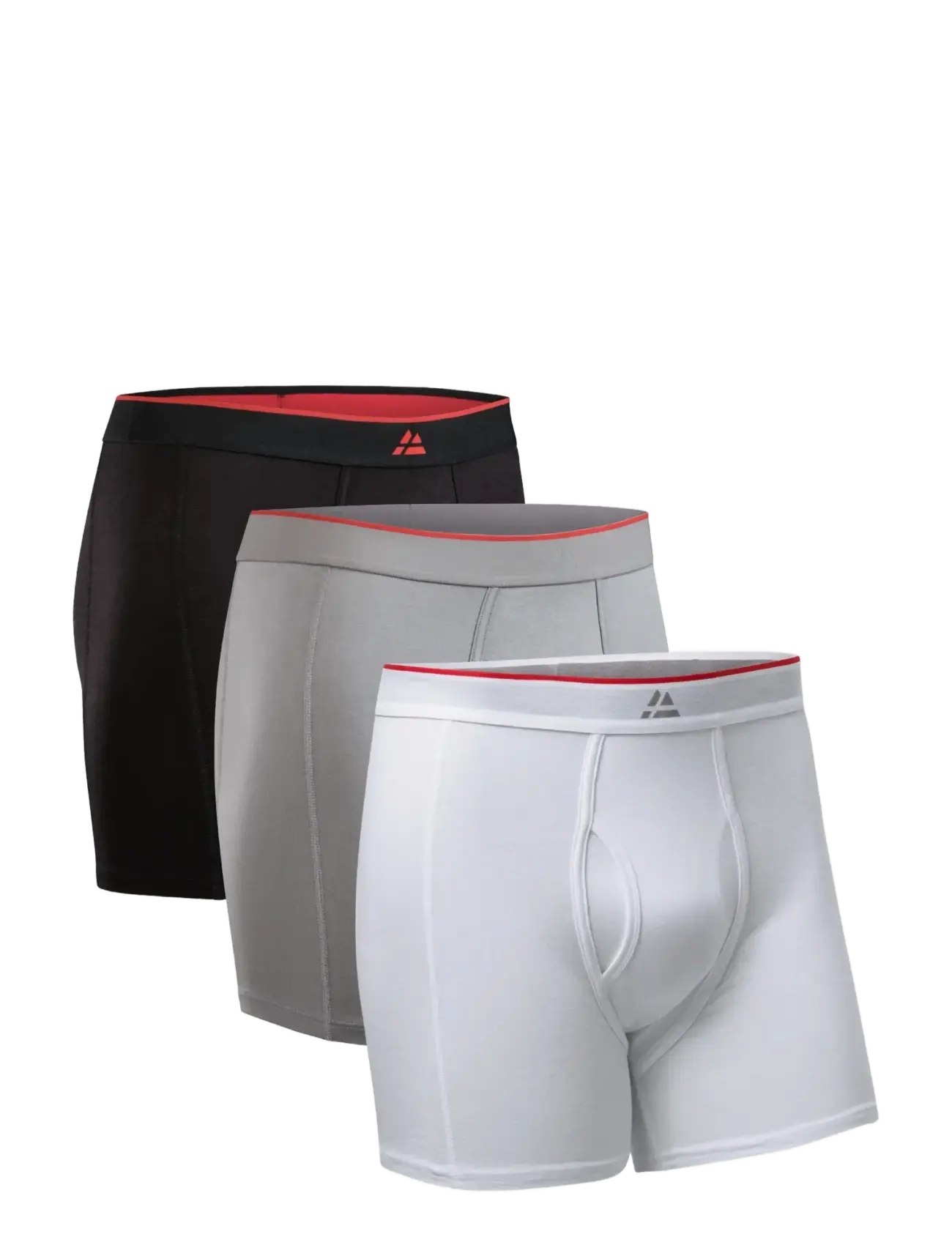Dänisch ENDURANCE Bamboo Fly Trunks (Herren) 3-Pack Patterned - XL - Herren