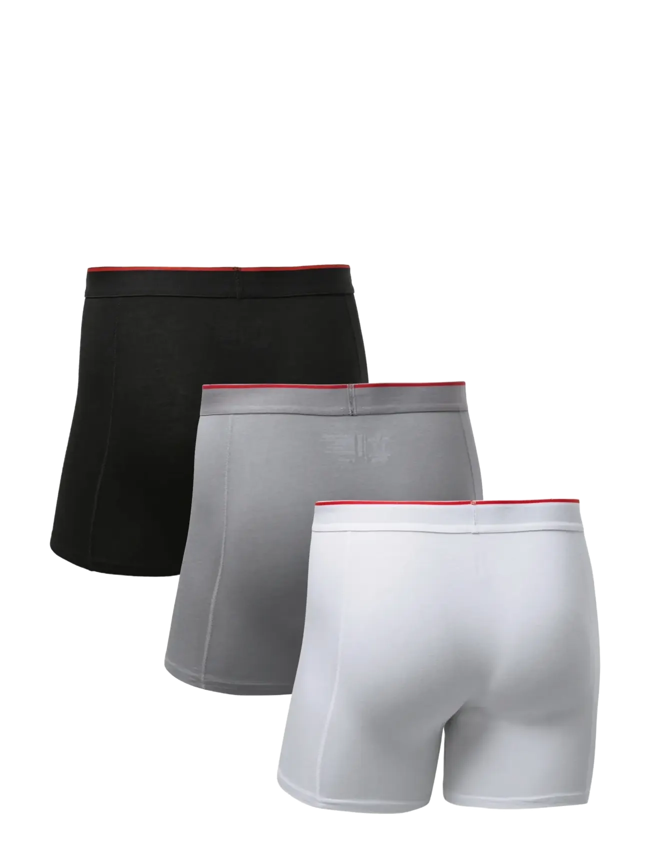 Danish Endurance - Bamboo Fly Trunks (Men) 3-pack - boxershorts - mc (1xblack, 1xgrey, 1xwhite) - 2