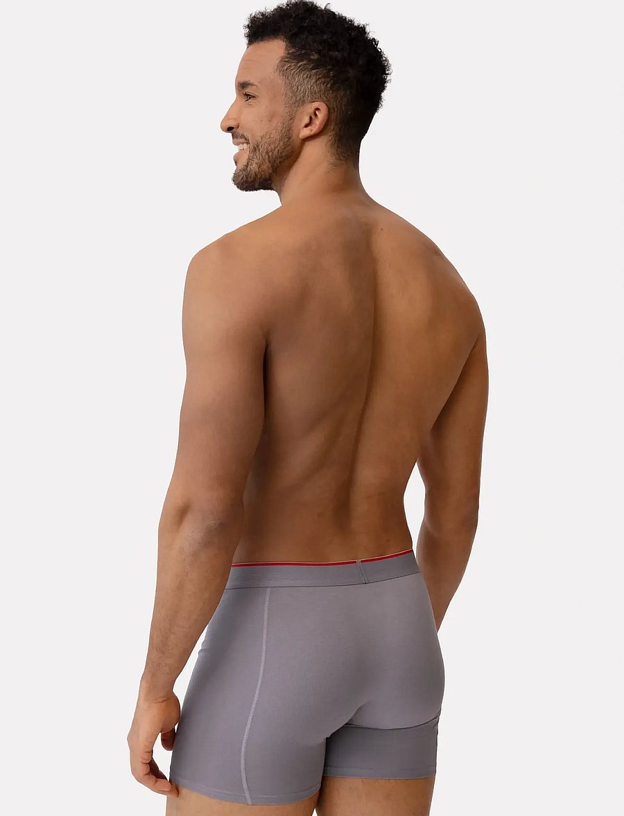 Danish Endurance - Bamboo Fly Trunks (Men) 3-pack - bokserid - mc (1xblack, 1xgrey, 1xwhite) - 3