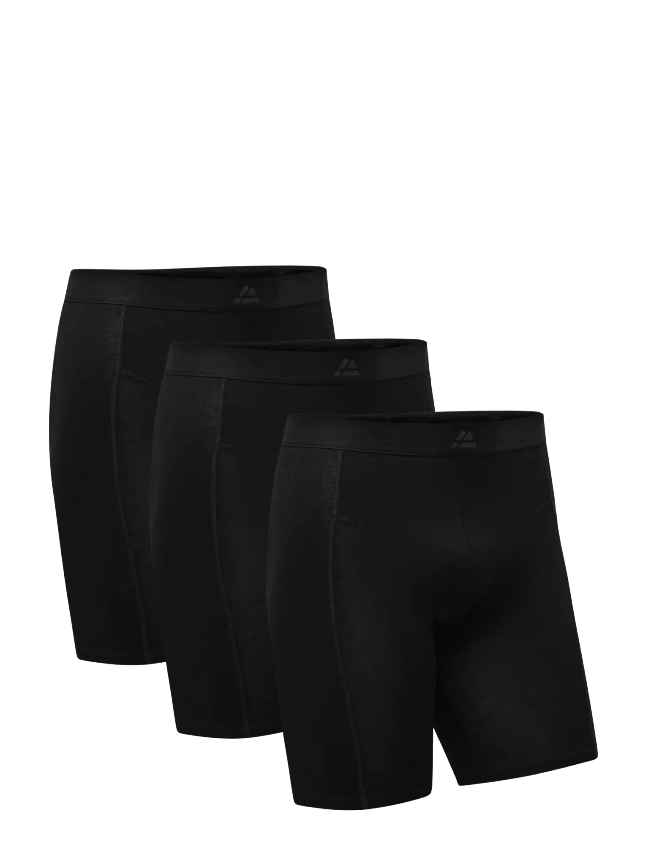 Danish Endurance Bamboo Extra Long Trunks (Men) 3-pack - Unterhosen - BLACK / black